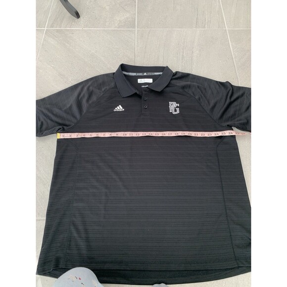 Adidas Mens Black Professional Golf Short Sleeve Polo Climalite Size 2XL - Picture 5 of 7